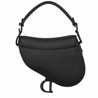 DIOR | Black Saddle Leather Shoulder Bag
