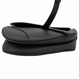 DIOR | Black Saddle Leather Shoulder Bag