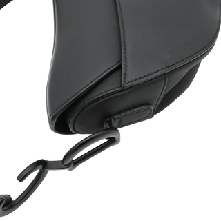 DIOR | Black Saddle Leather Shoulder Bag