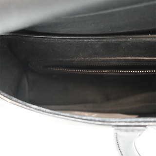 DIOR | Black Saddle Leather Shoulder Bag