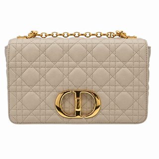 DIOR | Dior Caro Cannage Quilted Leather Shoulder Bag