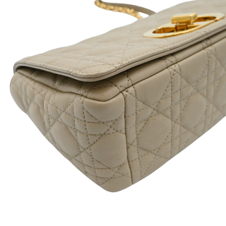 DIOR | Dior Caro Cannage Quilted Leather Shoulder Bag