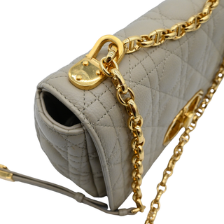 DIOR | Dior Caro Cannage Quilted Leather Shoulder Bag