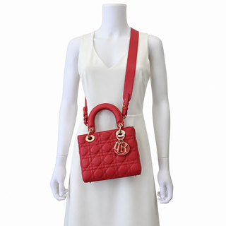 DIOR | Small Lady Dior Cannage Quilted Leather Bag