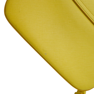 SALVATORE FERRAGAMO | Double Gancini Yellow Crossbody Bag