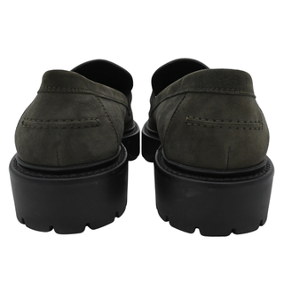 HERMES | Icone Buckle Suede Chunky Loafers