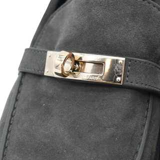 HERMES | Icone Buckle Suede Chunky Loafers