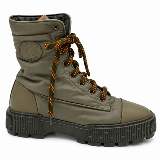 HERMES | Padded Lace-Up Combat Boots