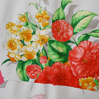 Floral Bouquet Print Scarf