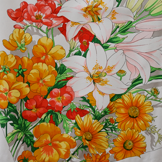 Floral Bouquet Print Scarf
