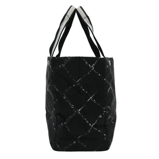 Travel Line Quilted Nylon Tote Bag