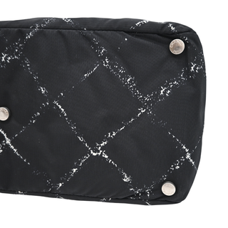 Travel Line Quilted Nylon Tote Bag