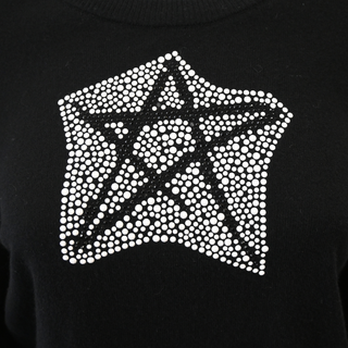 LIBERTINE | Crystal Embellished Star Cashmere Sweater