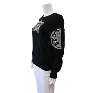LIBERTINE | Crystal Embellished Star Cashmere Sweater