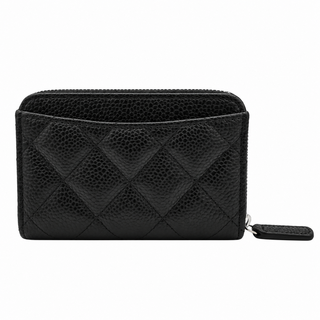 Black Caviar Classic Zipped Coin Purse