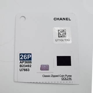 CHANEL | Dark Blue Denim Classic Zipped Coin Purse Spring 2026