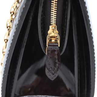 LOUIS VUITTON | Monogram Vernis Virginia PM Chain Shoulder Bag