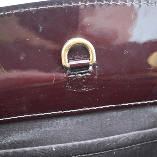 LOUIS VUITTON | Monogram Vernis Virginia PM Chain Shoulder Bag