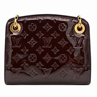 LOUIS VUITTON | Monogram Vernis Virginia PM Chain Shoulder Bag