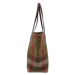 BURBERRY | Check Canvas Tote Bag