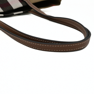 BURBERRY | Check Canvas Tote Bag