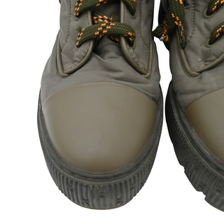 HERMES | Padded Lace-Up Combat Boots