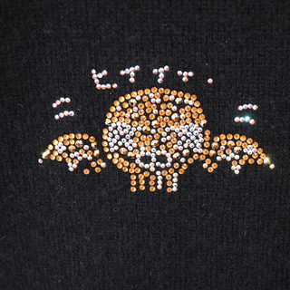 LIBERTINE | Crystal Embellished Skull Cashmere Sweater