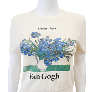 LOEWE | Van Gogh Irises Printed Knit Top