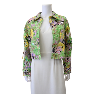 PHILLIP LIM | Floral Embellished Cropped Jacket