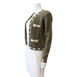 L'AGENCE | Astor Contrast Trim Cardigan