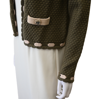L'AGENCE | Astor Contrast Trim Cardigan