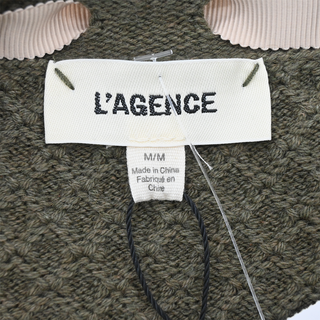 L'AGENCE | Astor Contrast Trim Cardigan