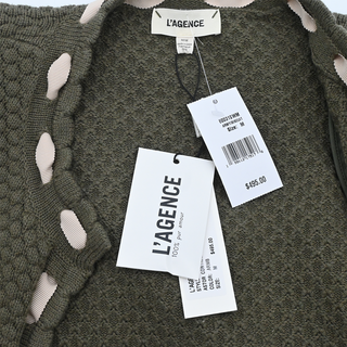 L'AGENCE | Astor Contrast Trim Cardigan