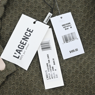 L'AGENCE | Astor Contrast Trim Cardigan