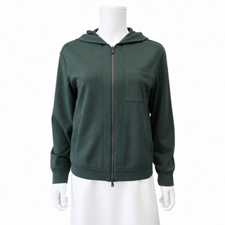 BRUNELLO CUCINELLI | Cotton Zip-Up Hooded Sweatshirt