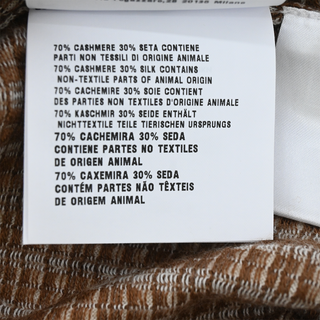 MIU MIU | Checked Cashmere & Silk Knit Polo Top