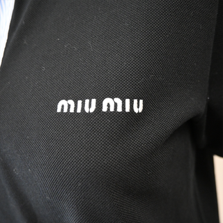 MIU MIU | Layered Cotton Piqué Polo Shirt