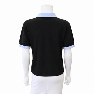 MIU MIU | Layered Cotton Piqué Polo Shirt