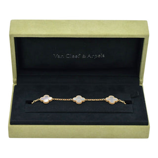 Vintage Alhambra 5-Motif Bracelet