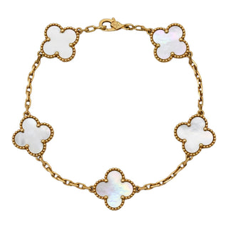Vintage Alhambra 5-Motif Bracelet