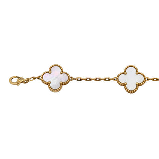 VAN CLEEF & ARPELS | Vintage Alhambra 5-Motif Bracelet