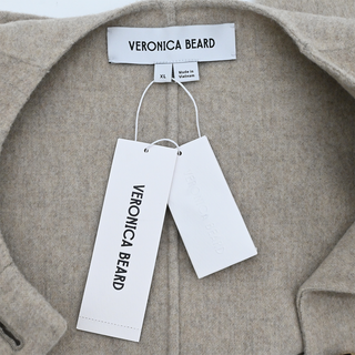 VERONICA BEARD | Oatmeal Phillips Cropped Wool Blend Jacket