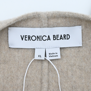 VERONICA BEARD | Oatmeal Phillips Cropped Wool Blend Jacket