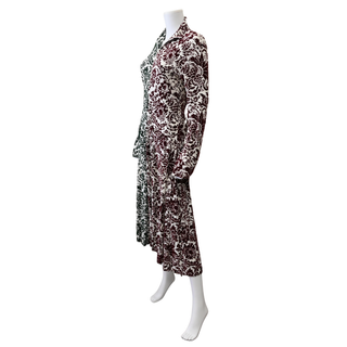 ROSIE ASSOULIN | Hans Yolo Floral High-Neck Jersey Dress