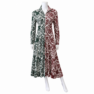 ROSIE ASSOULIN | Hans Yolo Floral High-Neck Jersey Dress