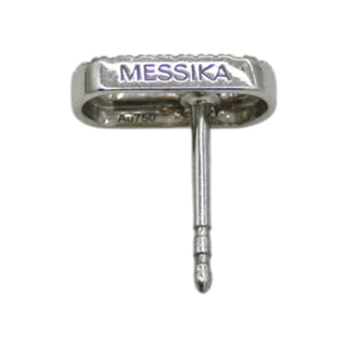 MESSIKA | Move Uno Pavé 18K White Gold Diamond Stud Earrings