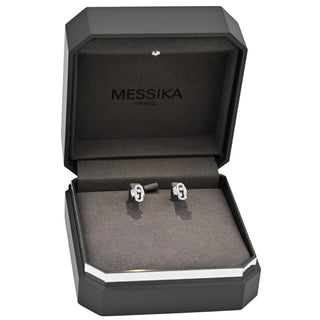 MESSIKA | Move Uno Pavé 18K White Gold Diamond Stud Earrings