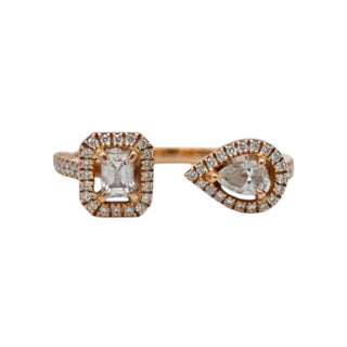 MESSIKA | My Twin Toi & Moi 18K Rose Gold Diamond Ring