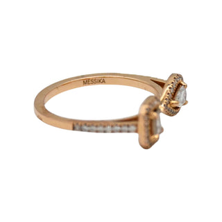 MESSIKA | My Twin Toi & Moi 18K Rose Gold Diamond Ring