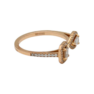 MESSIKA | My Twin Toi & Moi 18K Rose Gold Diamond Ring